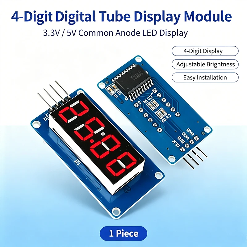 TM1637 4-Digit Common Anode Digital Tube Module 0.36