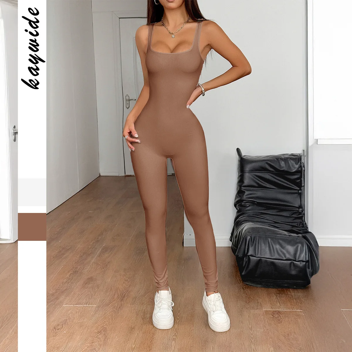

Yoga Sports Style Suspender Trousers Jumpsuit Women's Clothing 2025 Spring And Summer Station