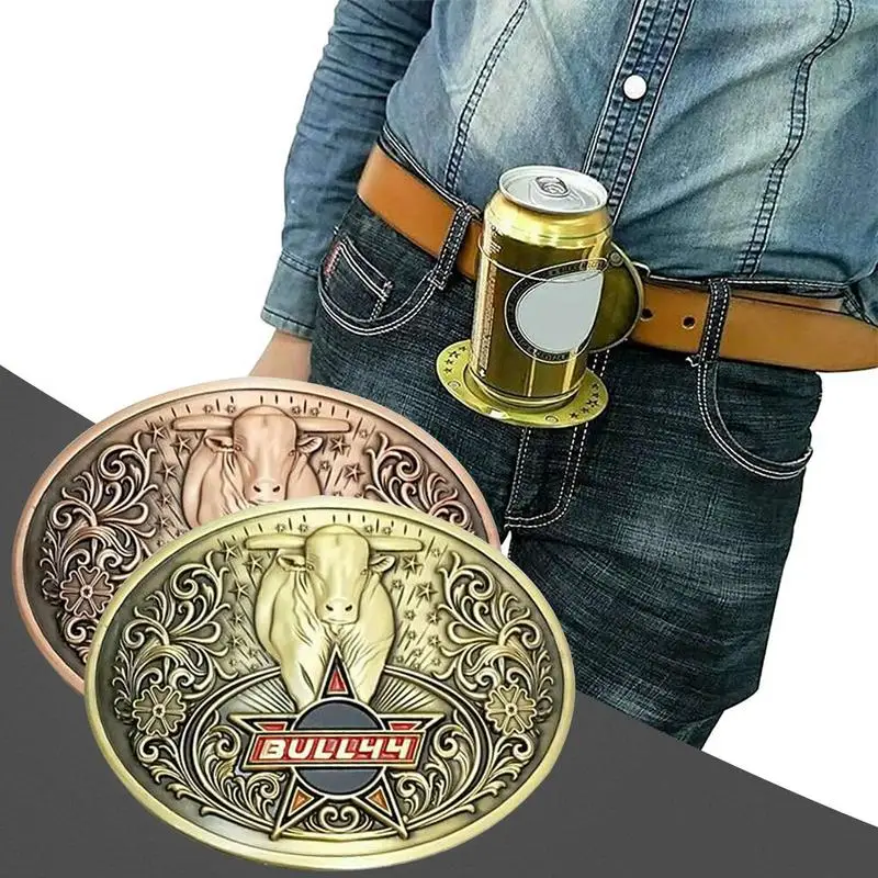 

Metal Beer Belt Buckle Holder Hands Free Water Bottle Belt Clips Holder Portable Camping Picnic Metal Wine Can Holders