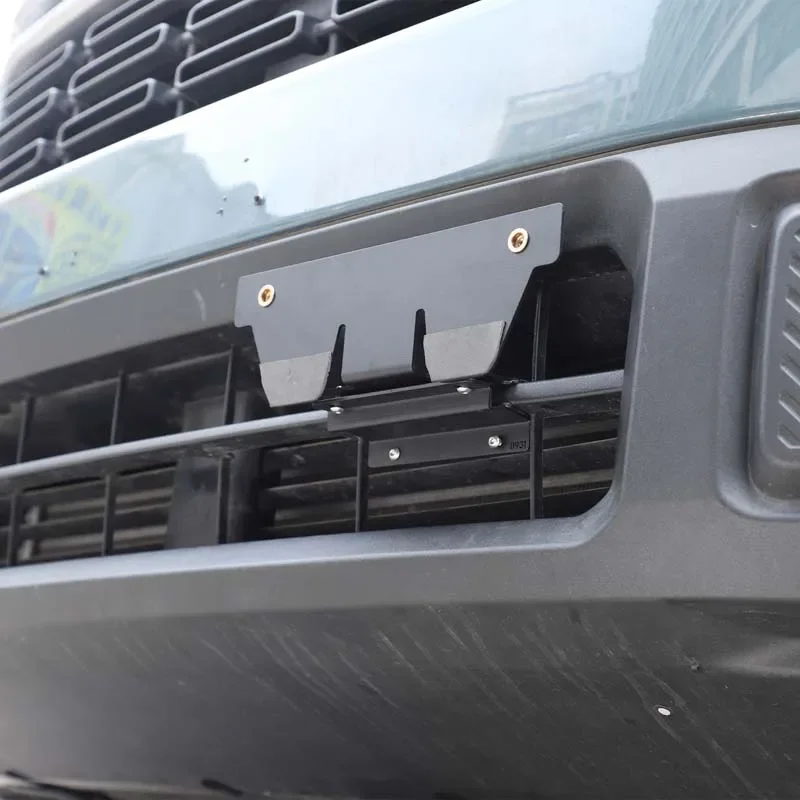 For Ford Maverick 2022-2025 Accessories Carbon Steel Car Side Mount Front License Plate Holder