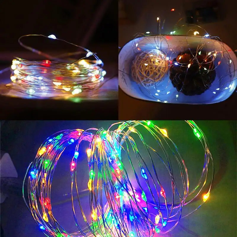 LED String Lights 2m/3m/5m/10m Waterproof Fairy Lights for Christmas Tree Decorations Holiday Outdoor Lamp Garland for Party