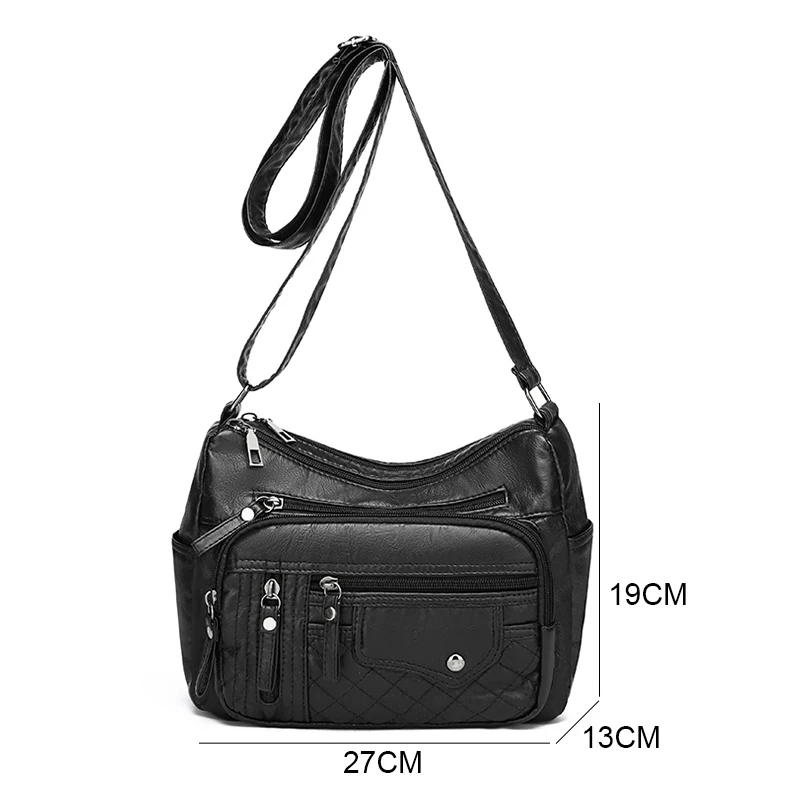 Genuine Luxury Women Handbags And Purses Brand Designer Crossbody Bags High Quality Leather Shoulder Messenger Bag Casual Totes