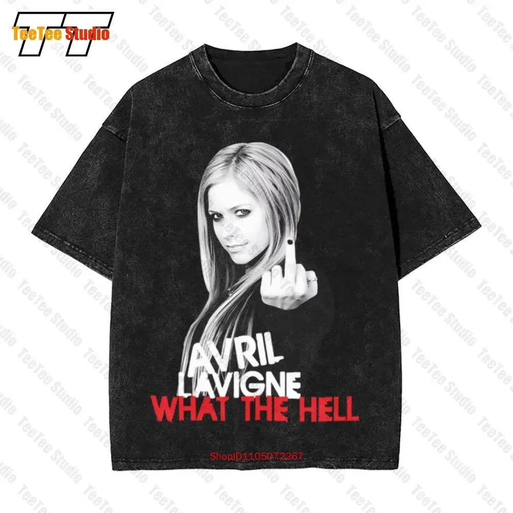 Avril Lavigne What The Hell Canadian Singer Complicated Vintage Oversized T-Shirt 8SCC