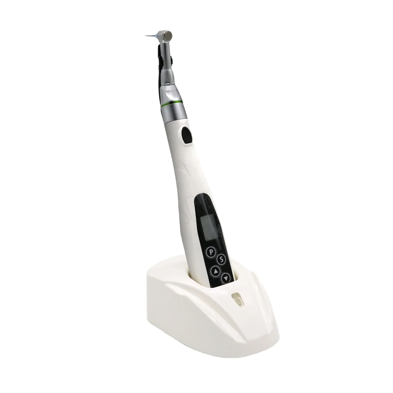 SJ Dental LED Wireless Mini 16:1 Reduction Contra Angle Endo Motor Treatment 6 Program RPM 150-500 Torque 0.6-4.0 N.cm