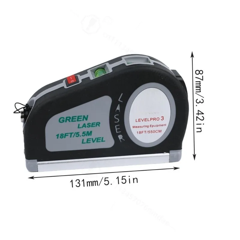 Mini Green Laser Level Self Leveling Cross Line Laser Leveler Tool Portable Measuring Instrument for Home Decoration