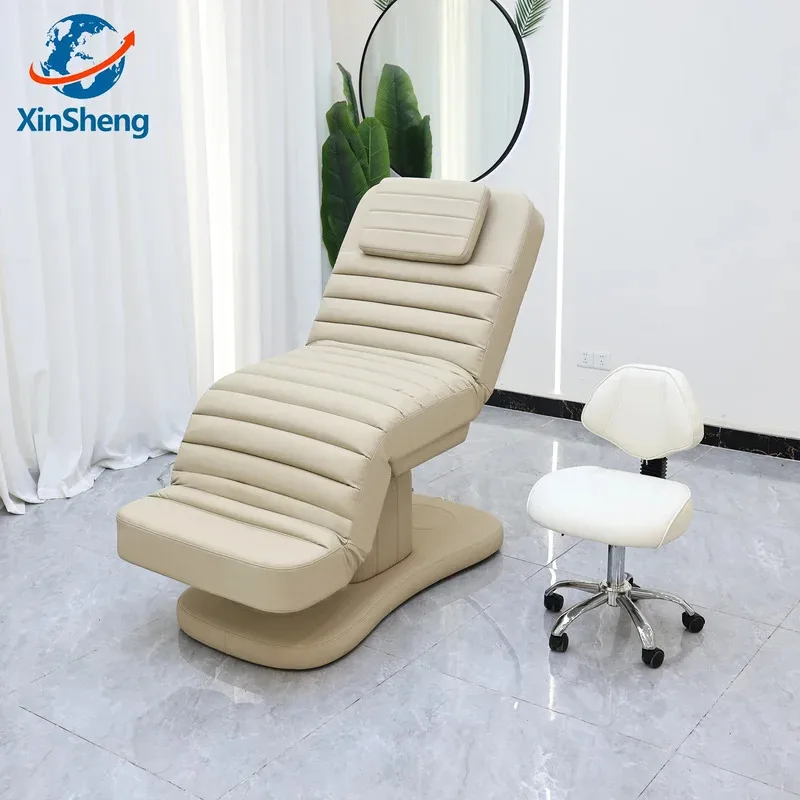 XinSheng Electric Folding SPA Bed Hydrotherapy Massage Table Adjustable Facial Salon Eyelash Chair Beauty Care Furniture