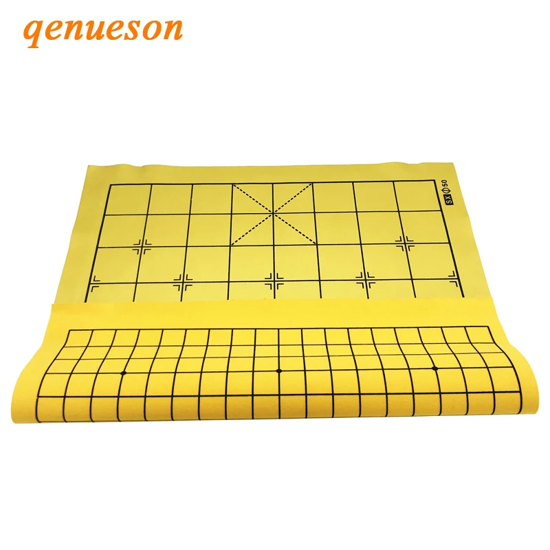 New Hot High Quality collapsible fasion leather chess board Chess cloth without piece Chinese chess go game board games qenueson