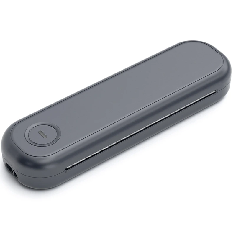 Portable A4 Thermal Printer Tattoo Inkless Printer Bluetooth for Learning Assistance Scrapbook Grey-A20R