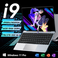 i9 Windows 11 Pro Laptop Intel CORE i9-9900U N5095A Notebook 14.1 Inch 16GB RAM 1TB 2TB SSD 1920*1080HD Gaming laptops Pc Gamer