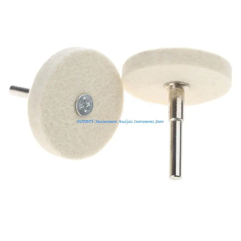 367D 2Inch Compressed Wool Fabric Disc Grinder Polishing Buffing Pads