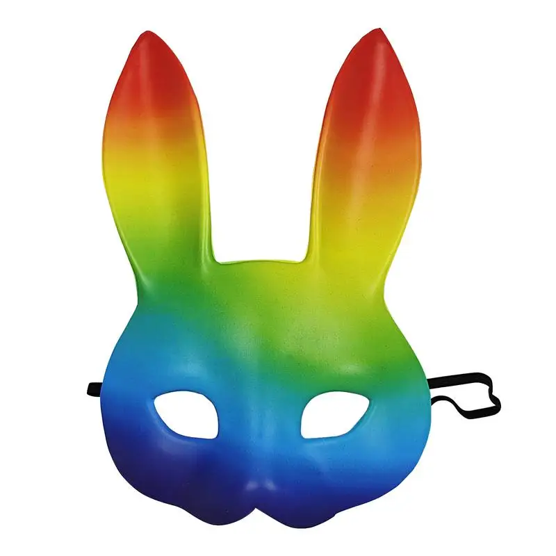 Halloween Bunny Masque Cosplay Accessory Masque Ergonomic Cosplay Fancy Dress Props With Long Ears For Easter Carnival Easter