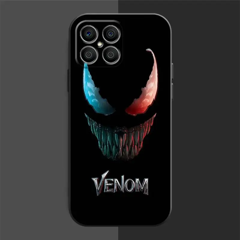 Marvel Hero Venom Case for Huawei Honor X8 X8a 90 Lite X9a 8a 70 X7 Magic5 Pro X6 X6a P30 P20 P40 Soft Funda Phone Cover