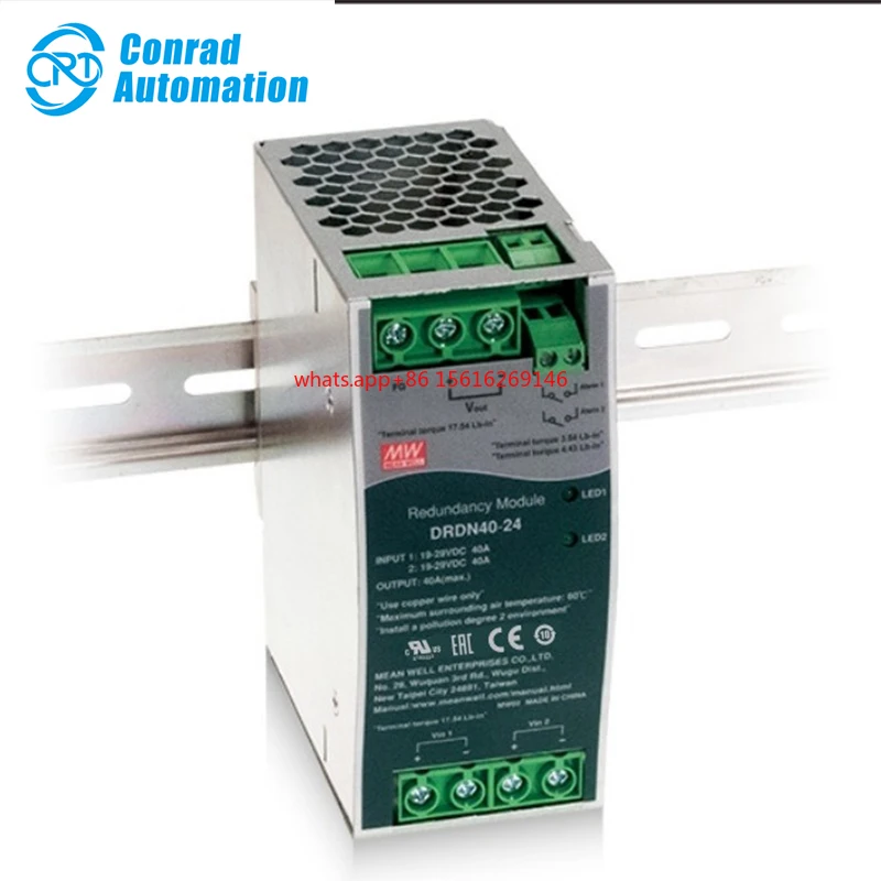 

MW DRDN40-24 Industrial Rail Power Supply 24V5A DC Rail Power Supply 40W Rail Switching Power Supply
