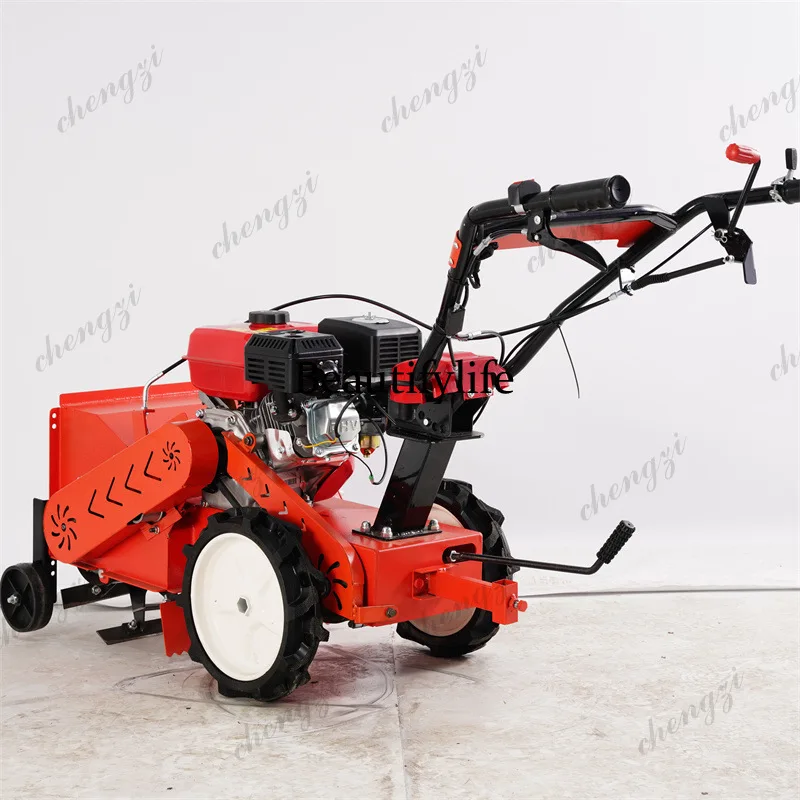 

A81 Four-wheel drive lawn mower Multifunctional hoe Agricultural orchard hand-push lawn mower