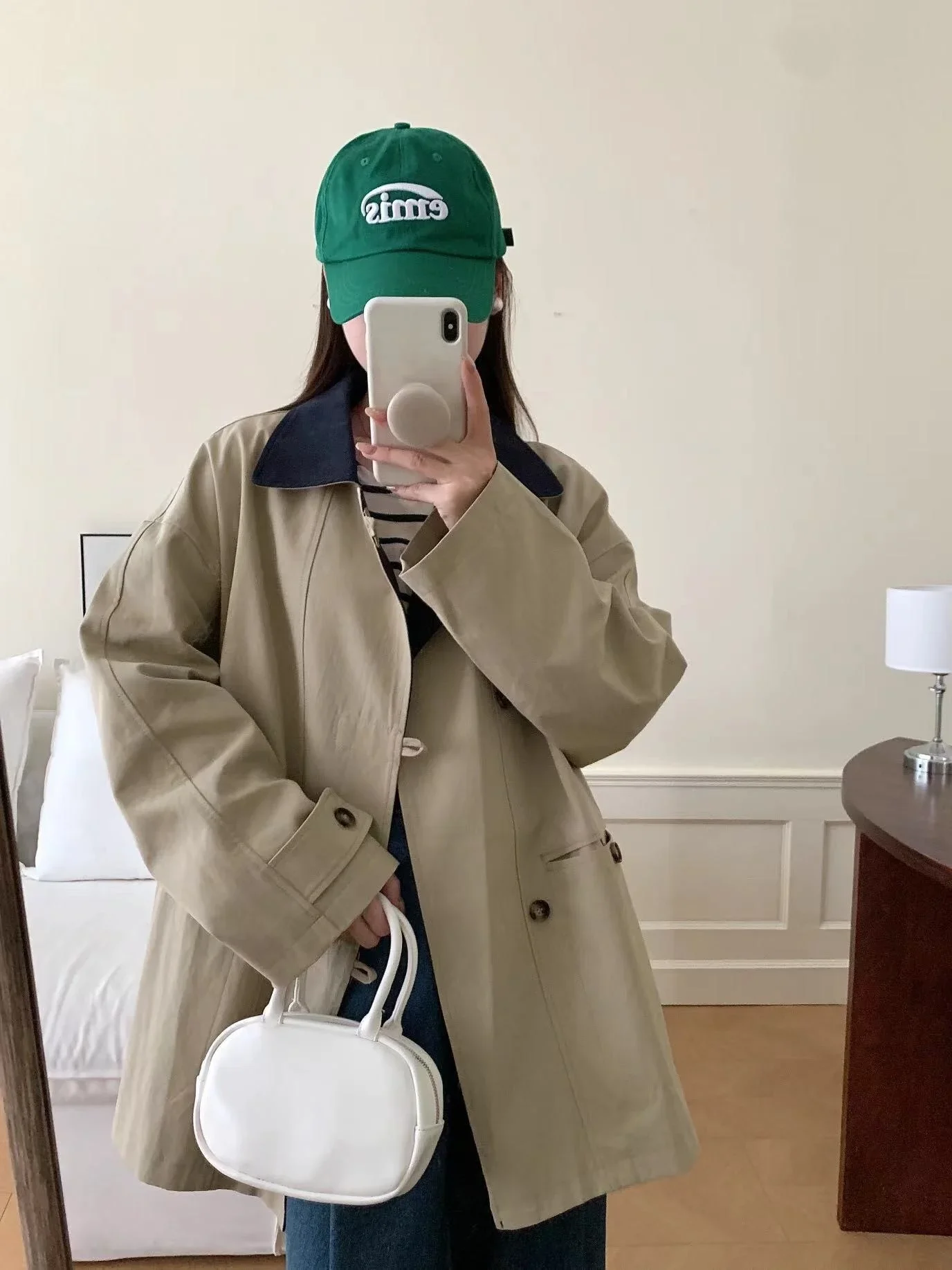 

Ветровка женская, весенне-осенняя, свободная, для поездок на работу, женская ветровка большого размера