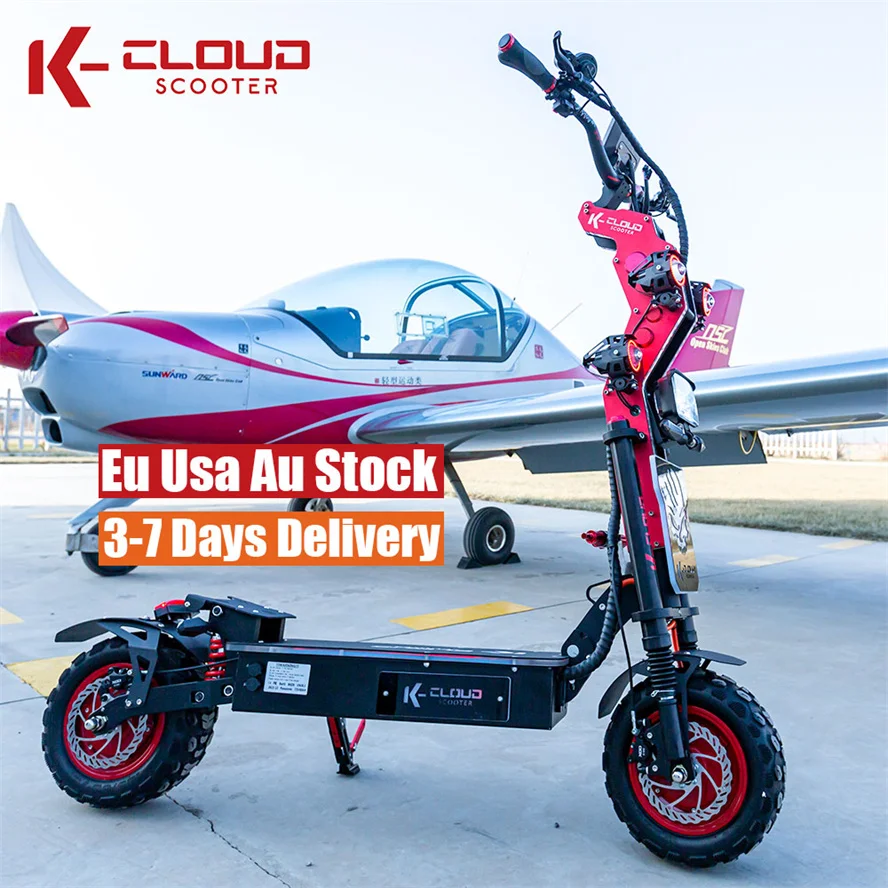 Aluminum Alloy 3-7 Days Delivery 10000W 8000W Adult Portable Off-Road 14 Inch 72V Electric Scooter Scooter Electrico