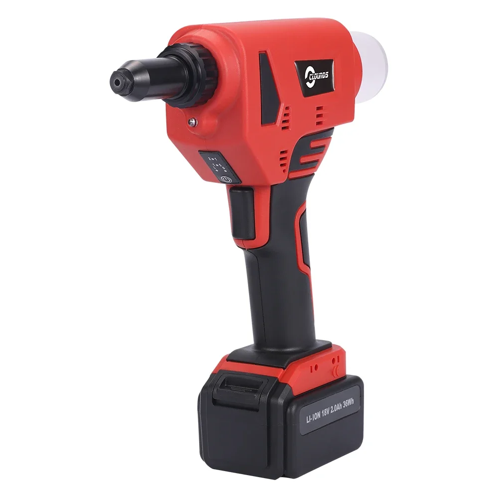 SPT2283 2.4-5.0mm Industrial Lithium Battery Electric Rivet Gun Cordless Tools Electric Blind Rivets Gun Riveter