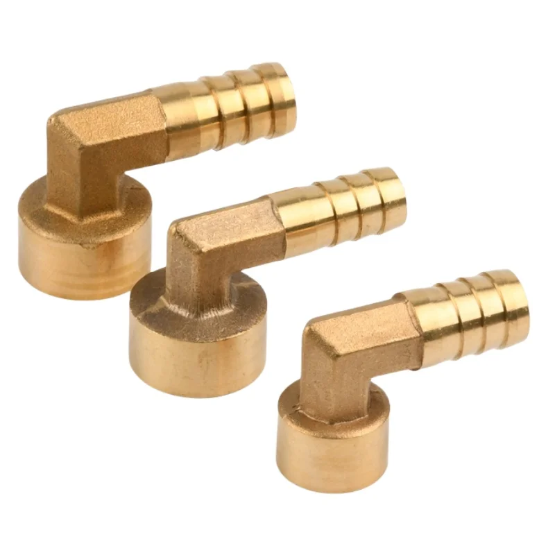 G3/8 1/2 Inch 12~25mm Female Thread Pagoda Connector Hose Brass Water Pipe Fittings Garden Irrigation Elbow Barb Hose Adapter