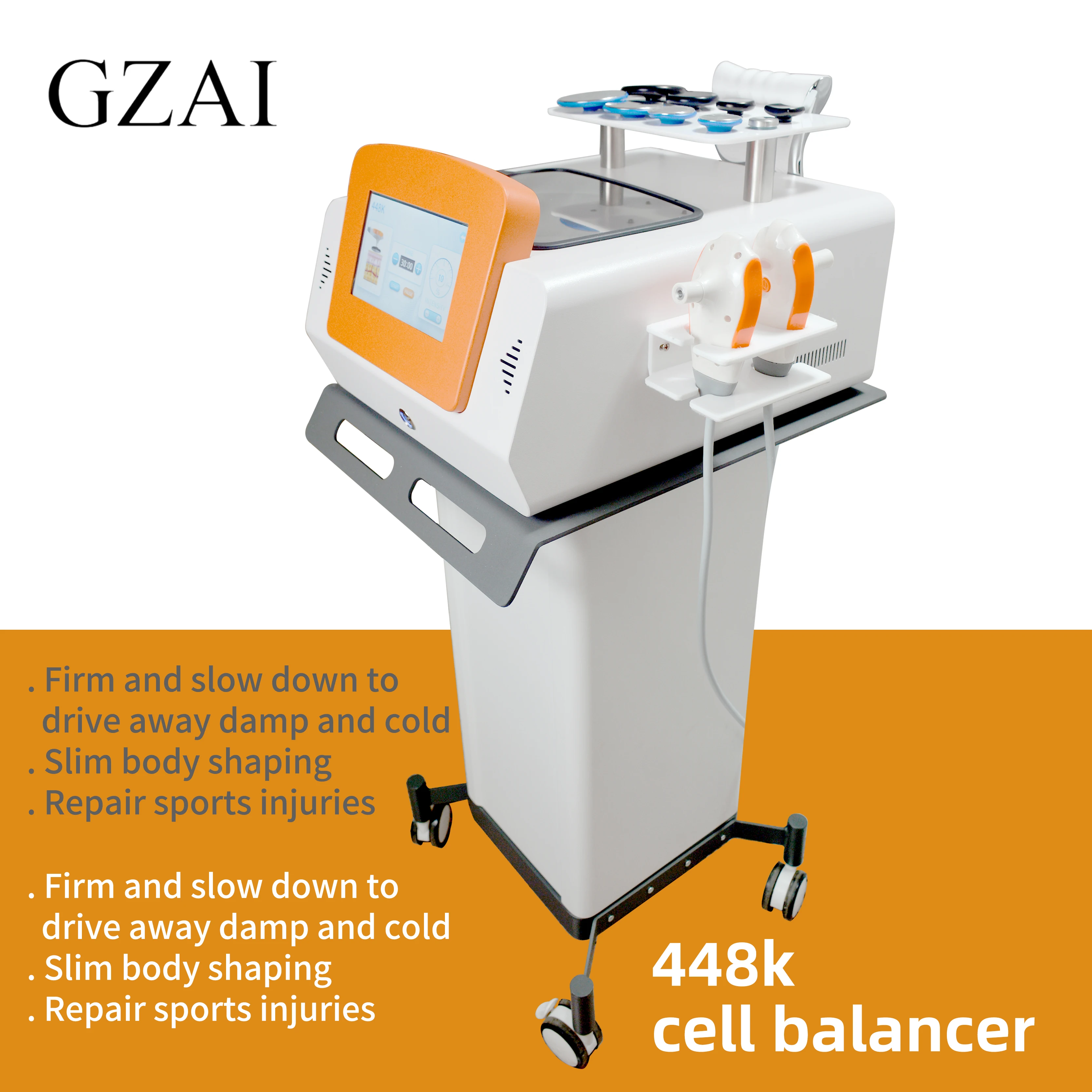 GZAI temperature controlled beauty device, thermal anti-aging, firming, warming, lifting, firming