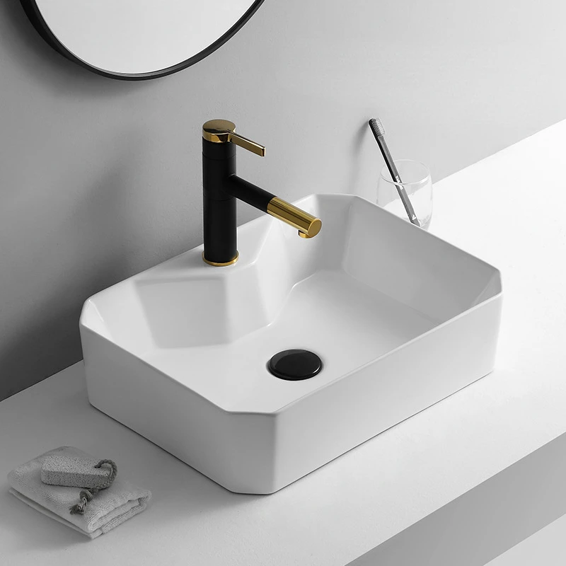 

Ceramic Table Basin Table Wash Basin Single Basin Bathroom Washbasin Basin Household Affordable Luxury Style