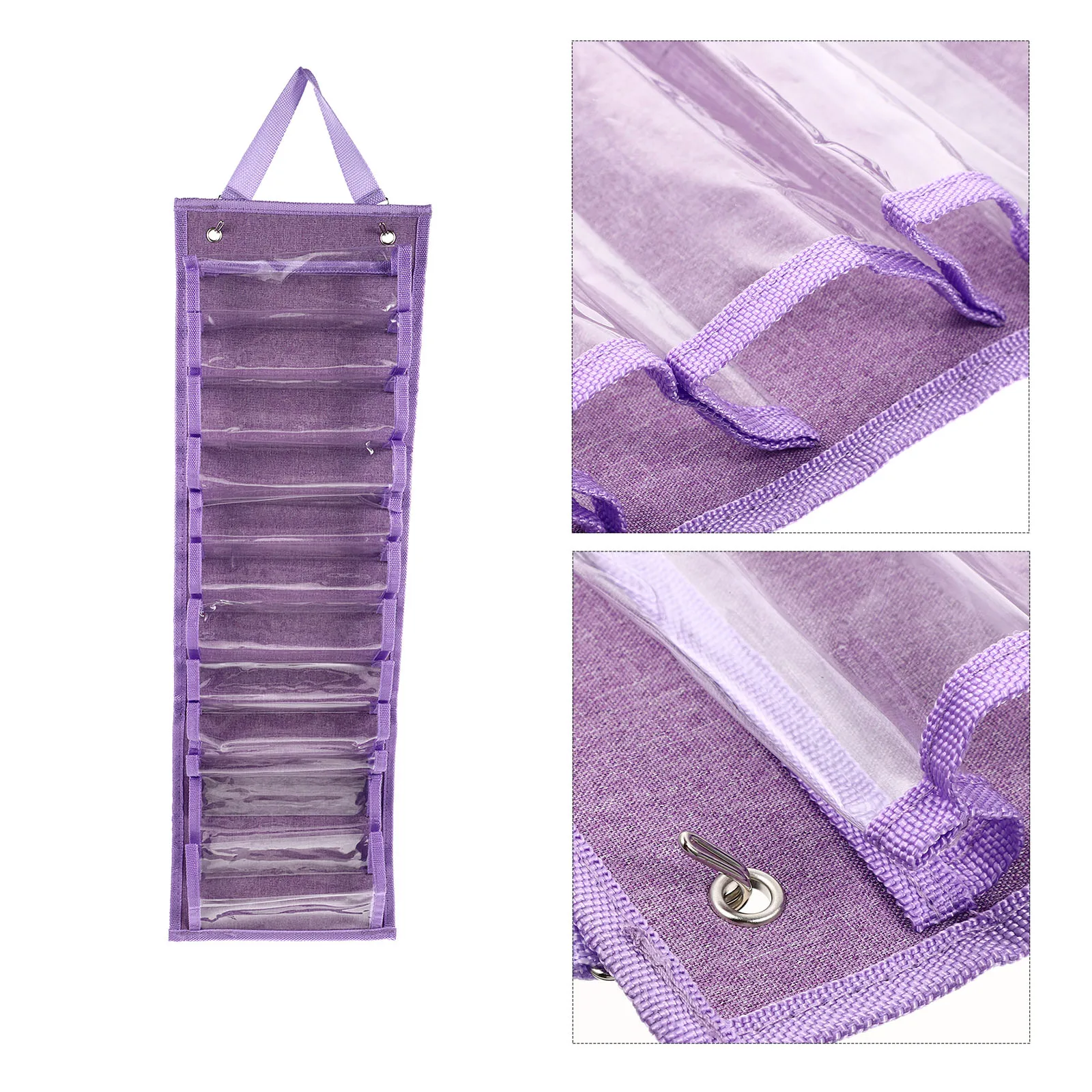 

Roller Door Hanging Bag Organizer Rack Vinyl Holder Stand Storage Portable Toddler