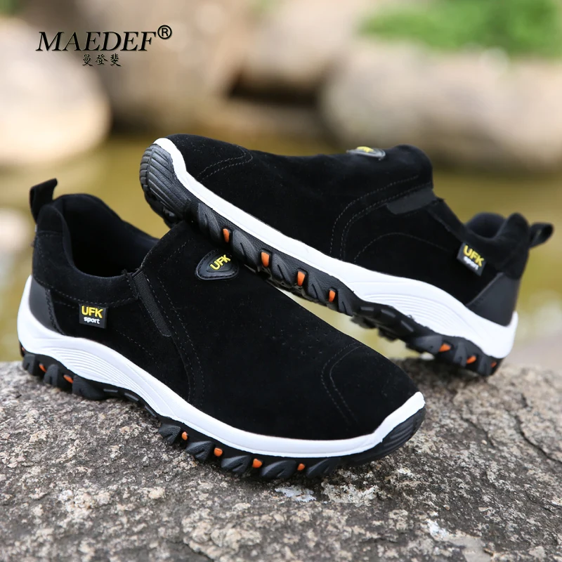 MAEDEF Casual Men\'s Shoes Man Sneakers Vulcanized Shoe Outdoor Walking Sneaker Anti Slip Lightweight and Comfortable Men\'s Shoes