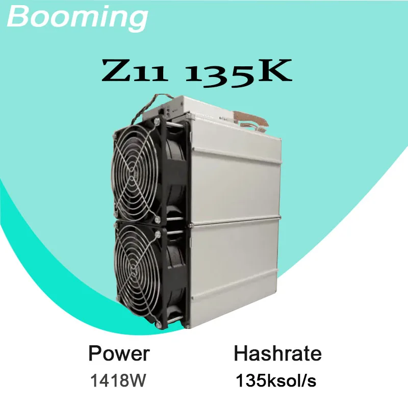 Antminer Z11 135KSol/s Equihash ASIC Miner — آلة تعدين Bitmain Z11 Zcash ZEC مع مصدر طاقة - تعدين تشفير فعال