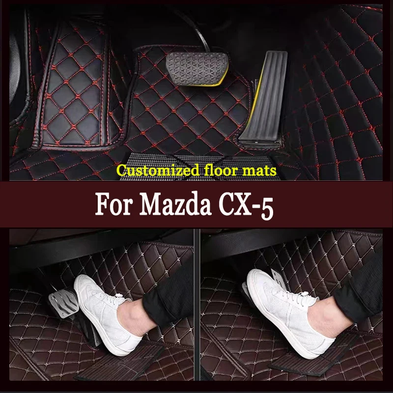 

Car Floor Mats For Mazda CX-5 2017 2018 2019 2020 2021 2022 2023 2024 Custom Foot Pads Carpet Cover Interior Accessories