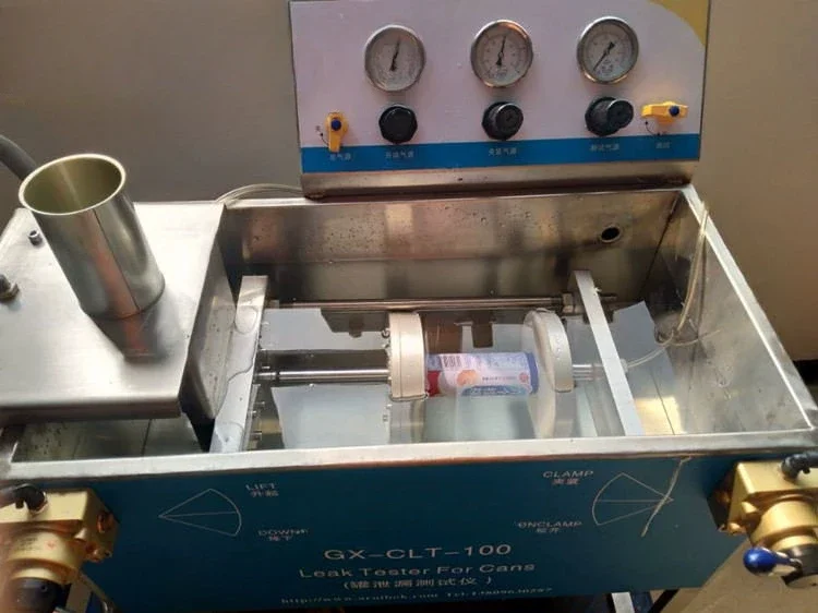 Aerosol tank air tightness, water empty tank solid tank leakage eakage sealing tester, sealing