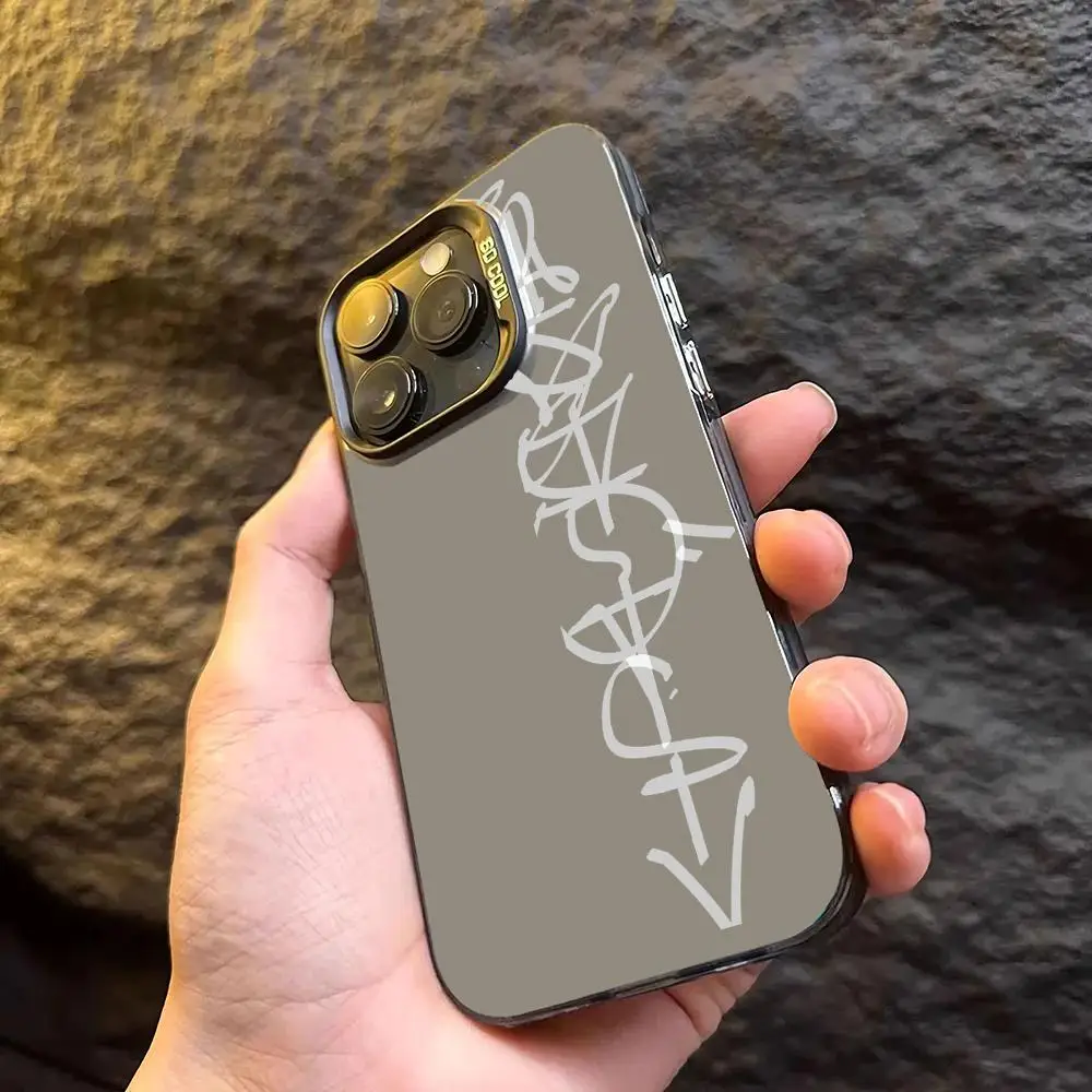 

Простой и абстрактный чехол для телефона, подходящий для iPhone 17, 16, 15, 14, 13, 12, 11 Pro/Max/Plus, противоударная задняя крышка с защитой от падения и ударов