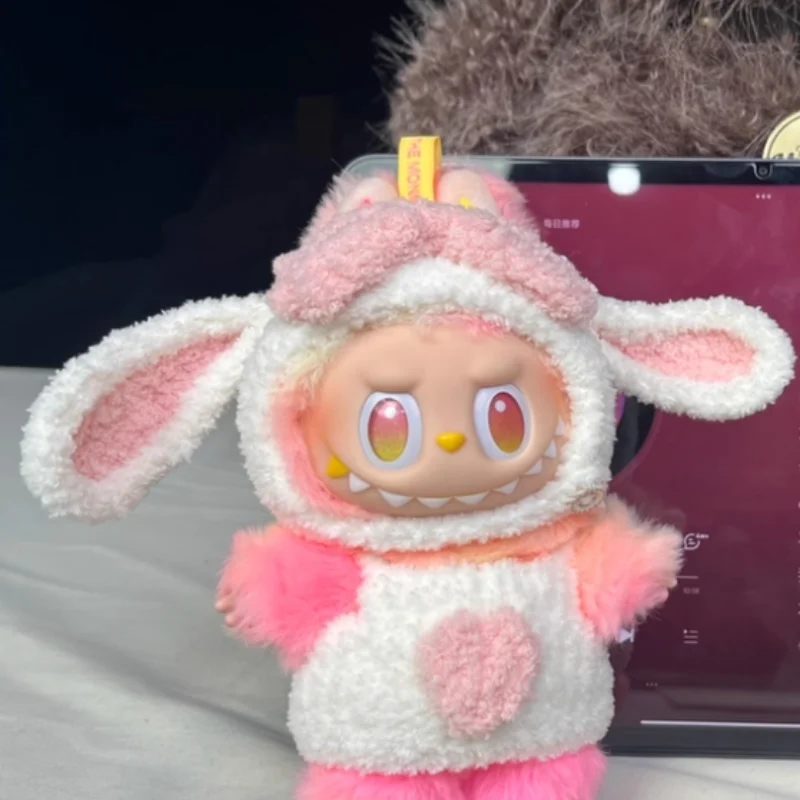 Labubu-ropa de muñeca de vinilo, generación 1, 2, 3, conjuntos de ropa de muñeca de peluche de moda, muñeca no incluida, juguetes de moda, figura de adornos