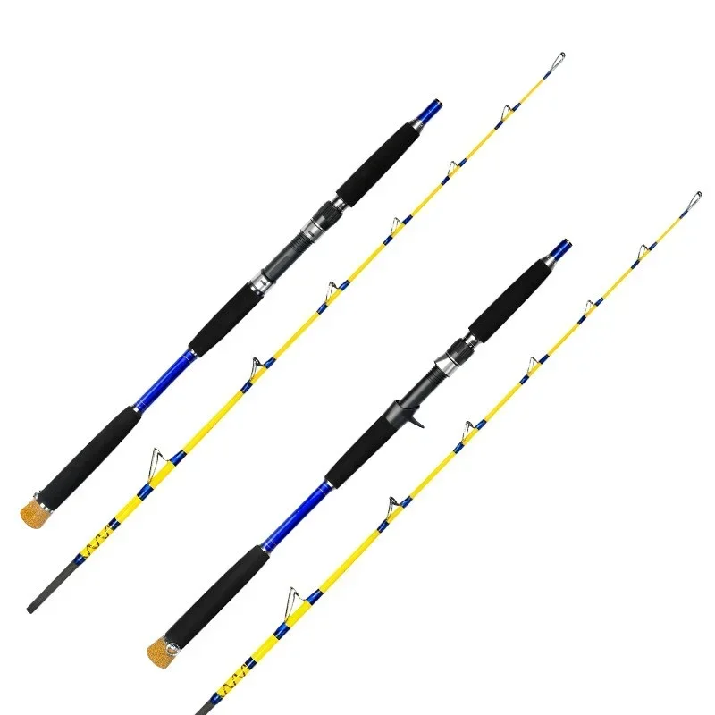 Mavllos Pursure Squid Fishing Rod Lure 100-300g Line 30-50lb 1.6m MH Solid Tip Saltwater Bass Fishing Casting Spinning Rod