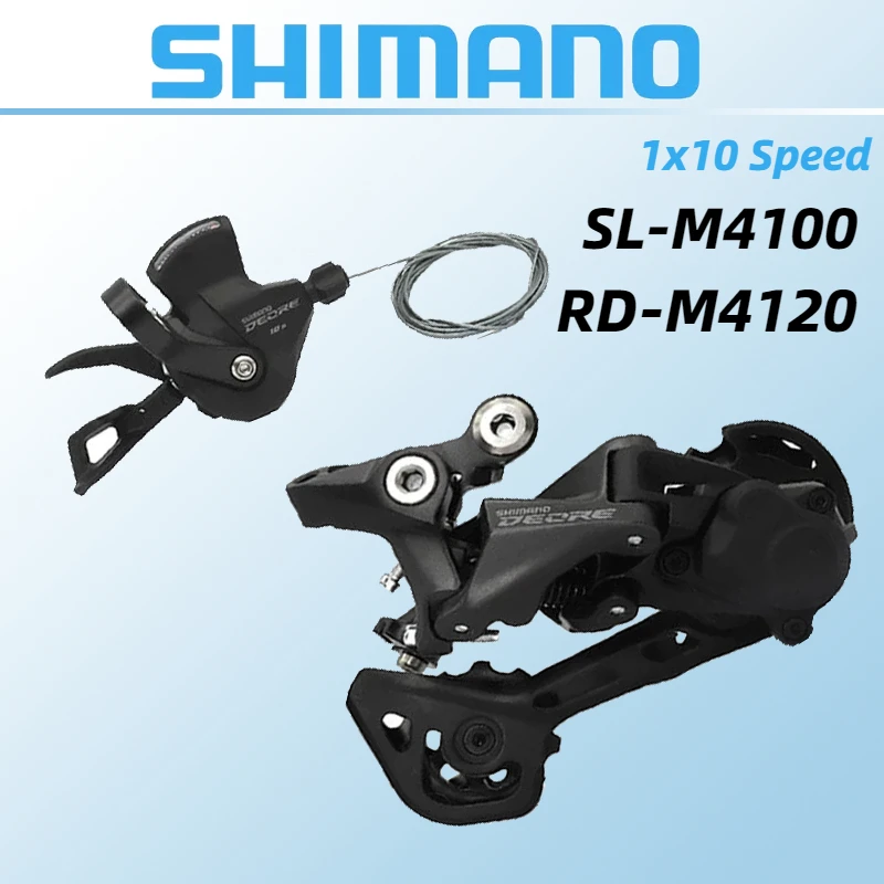 

SHIMANO DEORE M4100 с рычагом переключения передач и задним переключателем передач M5120 M4120 Shadow MTB горный велосипед 1x10 скоростей