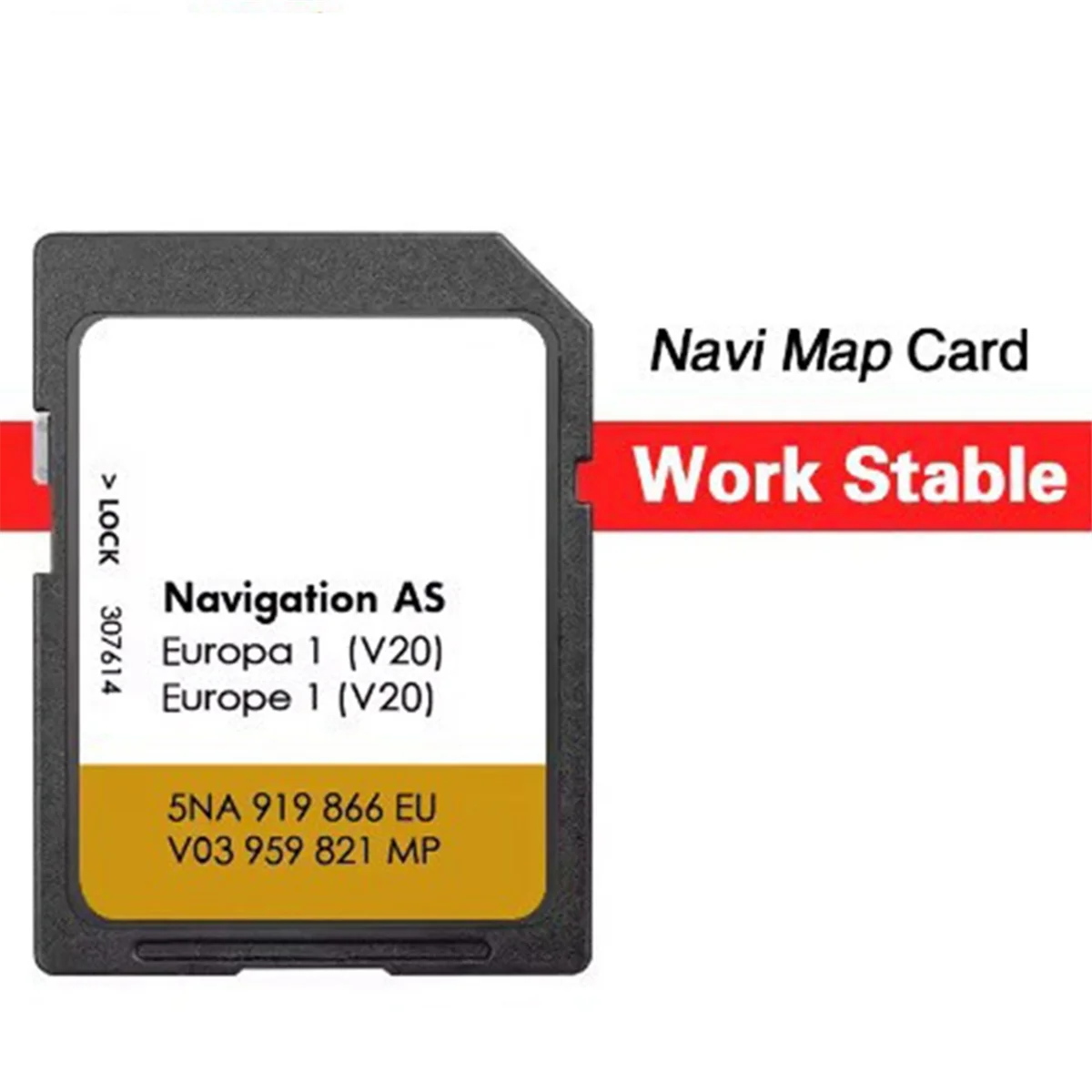 Kartu SD Media A45U Untuk SD AS V20 2024 / 2025 MIB2 Discover 32GB Peta Eropa Kartu Navigasi