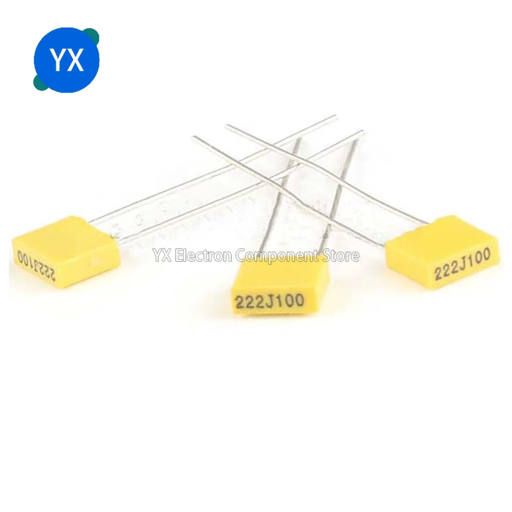 Imagem -03 - Capacitor da Correção do Filme Plástico da Segurança Polipropileno 100v 250v 400v 2000v 1nf680nf 10nf 22nf 47nf 104j 100nf 224j 101j 200 Peças