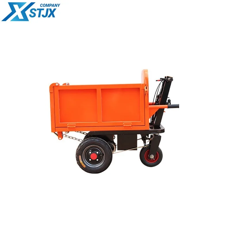 Special electric loading hydraulic lifting cement trolley for construction site concrete pump