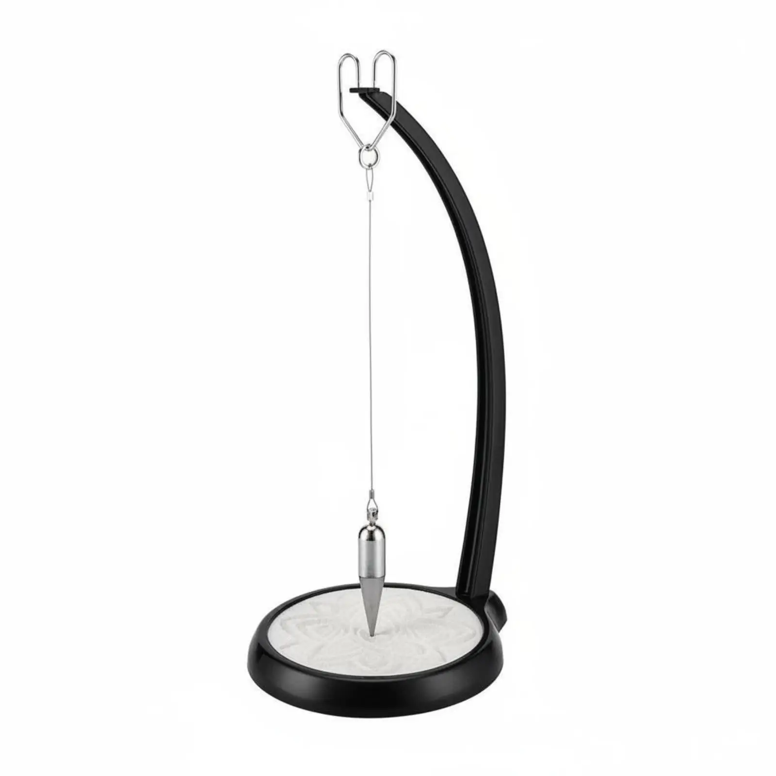 Interactive Sand Drawing Pendulum Tabletop Kinetic Ornament Modern Geometric Sand Pattern Decor for Office Workspace