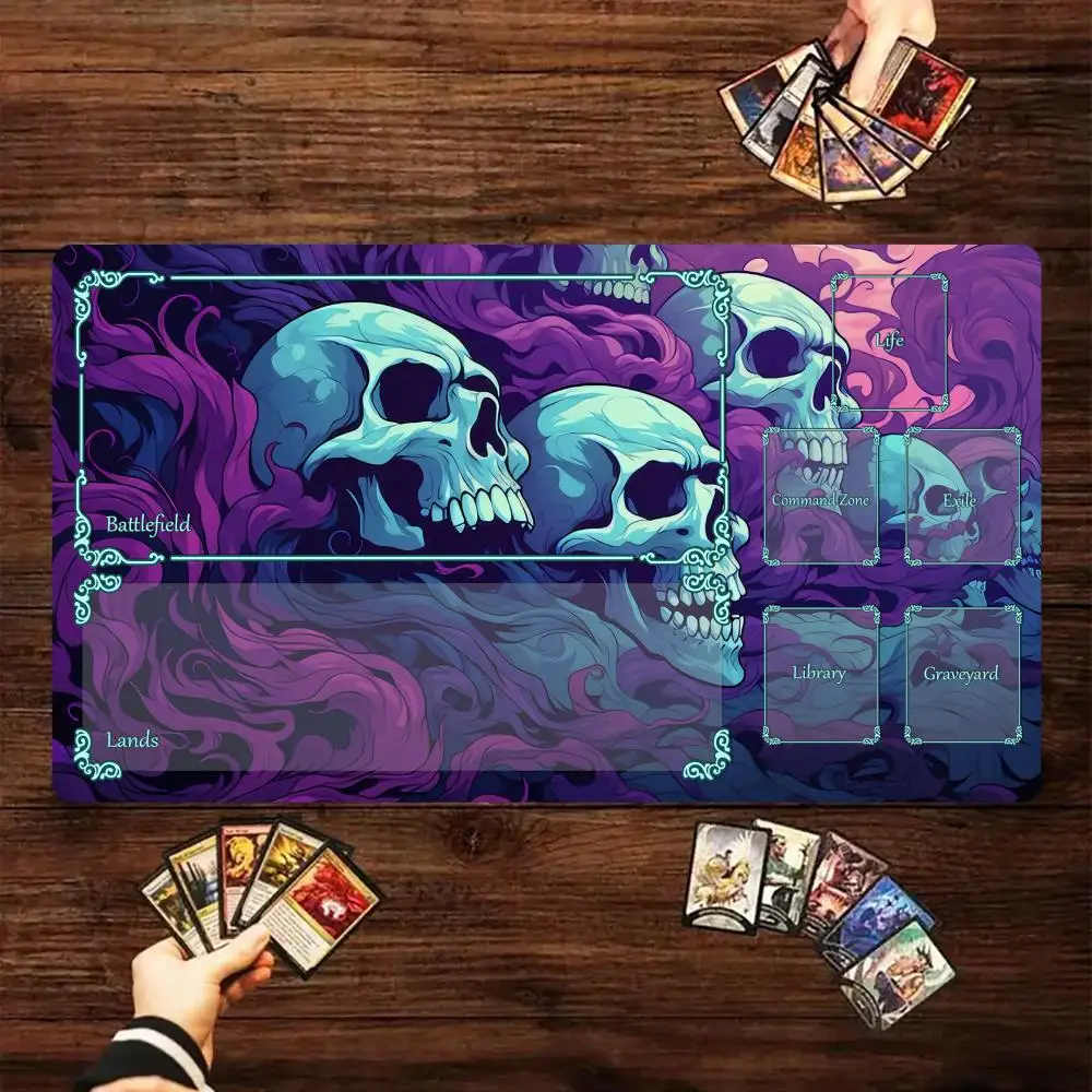 

Ukiyo-e Skeleton Pattern Design MTG Playmat Magic Card Battle Mat 35X60CM gathering gaming mats tapete magic mtg card pad