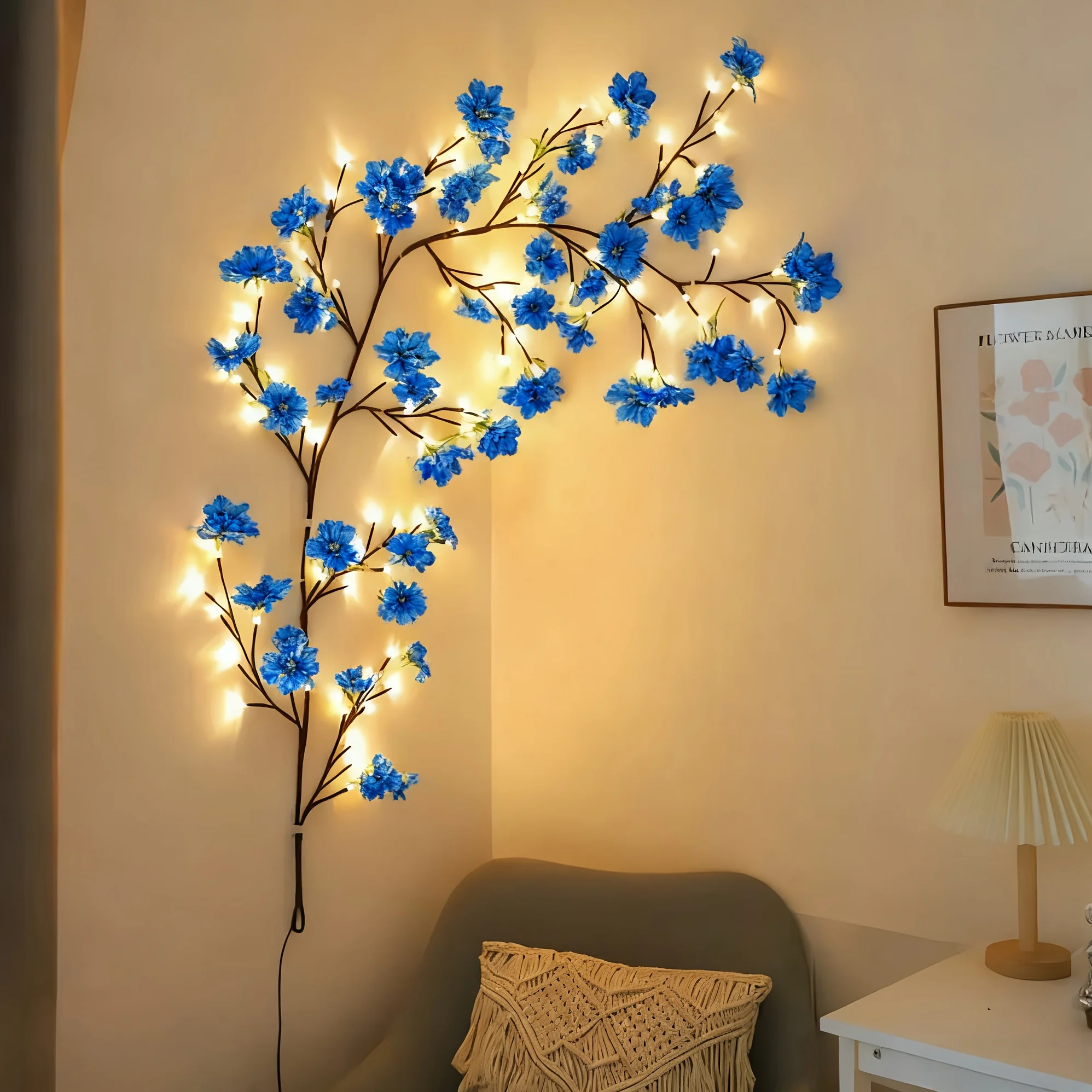96-Light USB-Powered Cherry Bl - Lighting Decoration In Bedroom ulasan dan harga