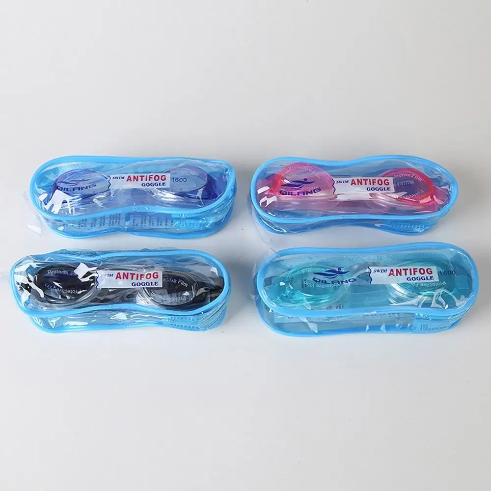 Adjustable Adult Kids HD Anti UV Diving Googles With Earplugs Swimming Goggles With Storage Bag