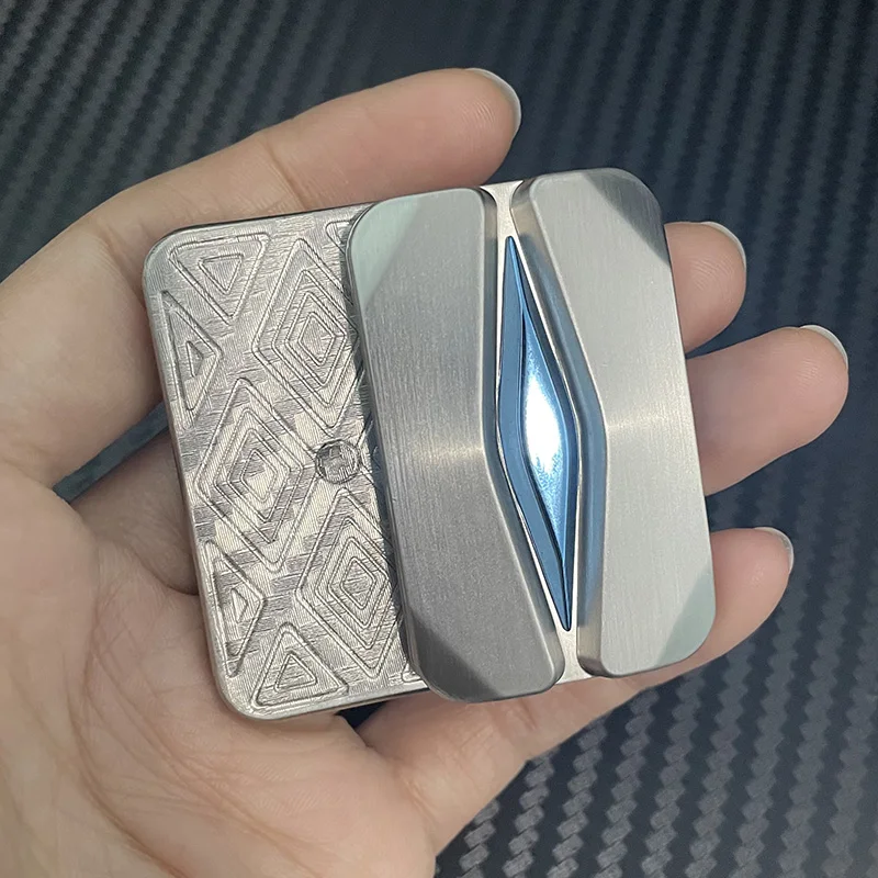 노벨 언리미티드 푸싱 슬라이더 EDC 피젯 토이 아연 합금 패션 피젯 슬라이더 스트레스 해소 장치 성인용 피젯 스피너