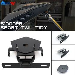 S1000RR License Plate Holder Motorcycle Tail Tidy For BMW S1000RR S1000R M1000RR 2019-2023 adjustable Short number plate holder