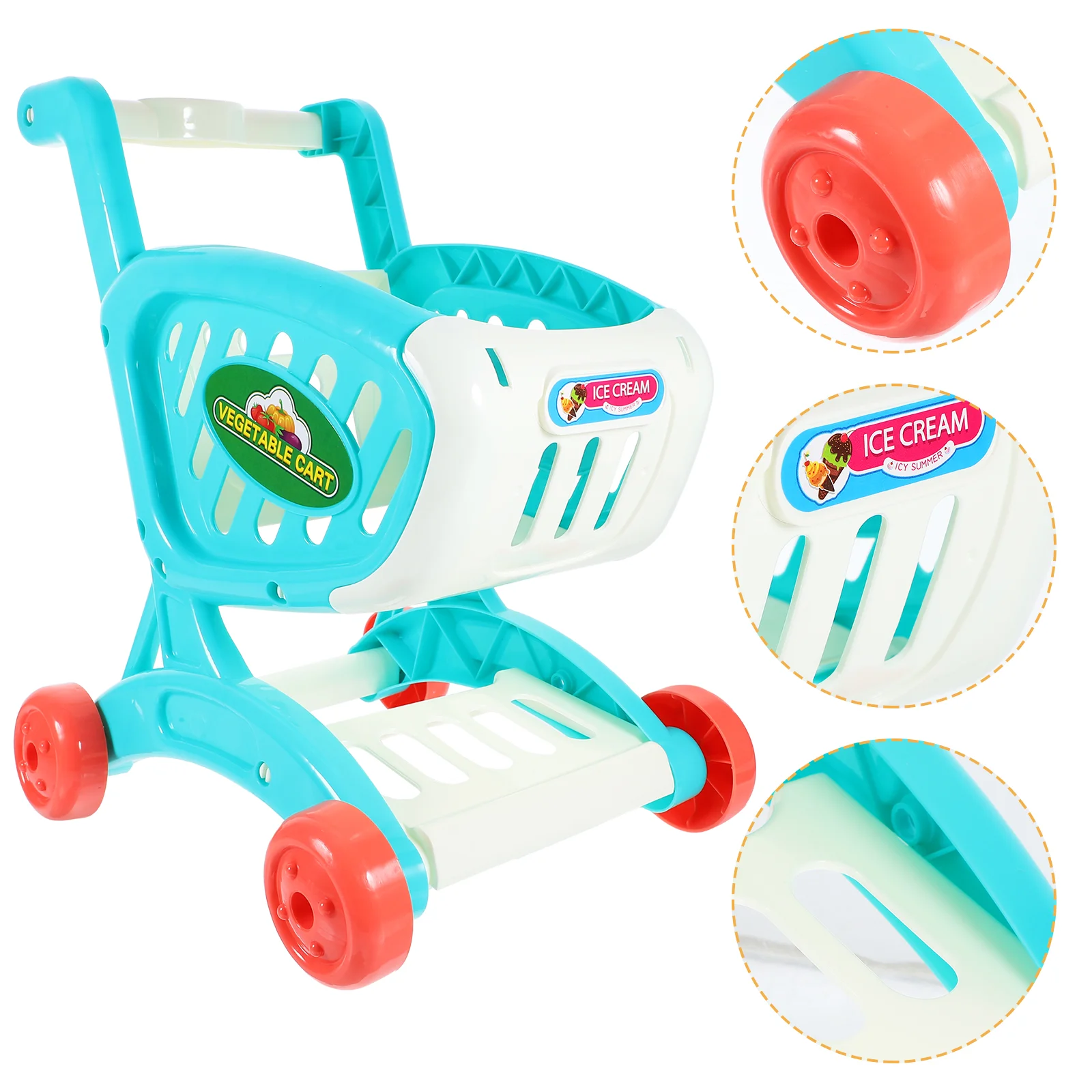 Children's Shopping Cart Childrens Toys Kids Playing Mini Trolley Plastic Simulation Simulated Supermarket
