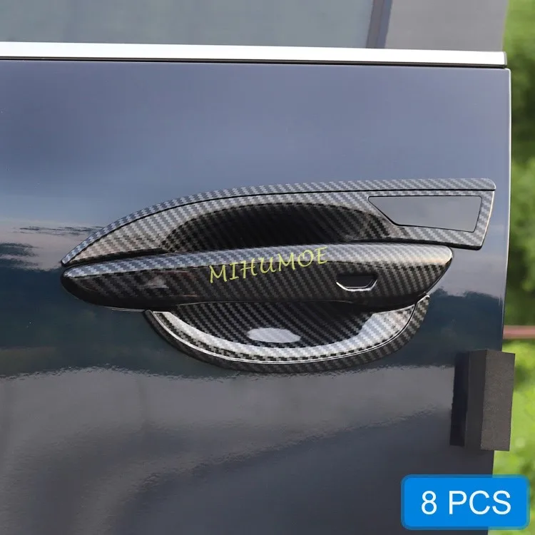 

Carbon Fiber Car Door Handle Cover & Bowl Cup Trim Kits For Mazda CX30 CX-30 DM 2020 2021 2022 2023 2024 2025