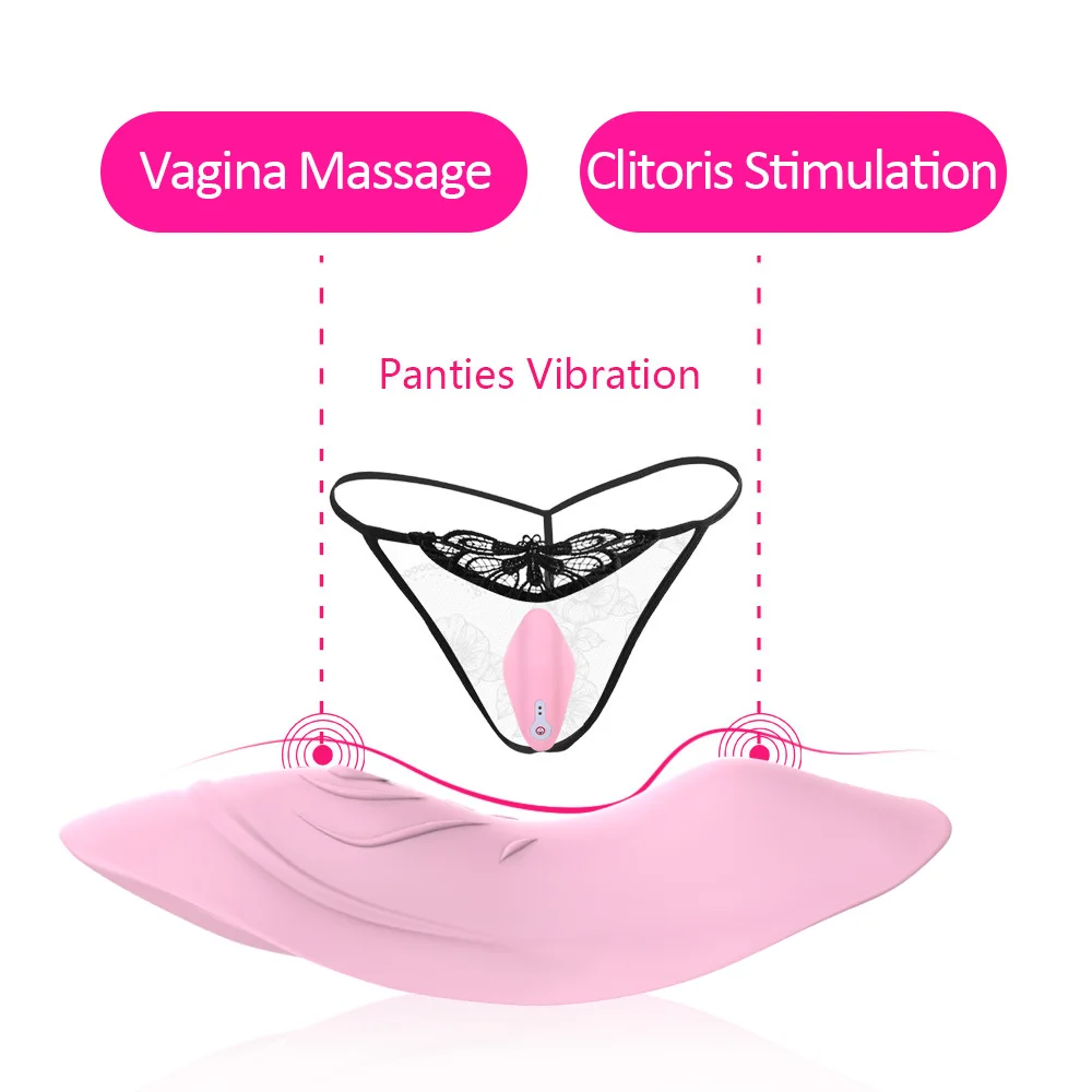 Clitoral Stimulator Wireless Remote Control Portable Invisible Vibrating Egg Panty Vibrator Sex Toys for Woman