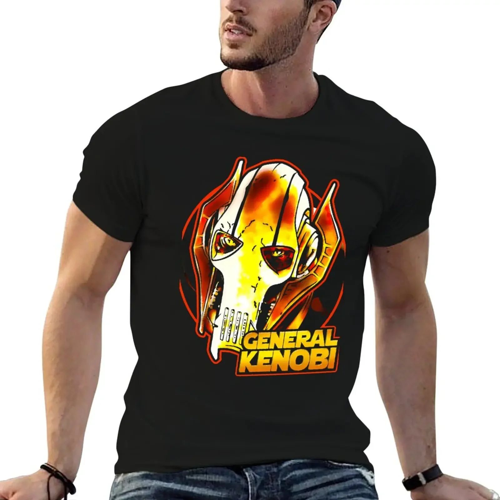 General Kenobi T-Shirt customs design your own oversized graphic tee Men's cotton t-shirt