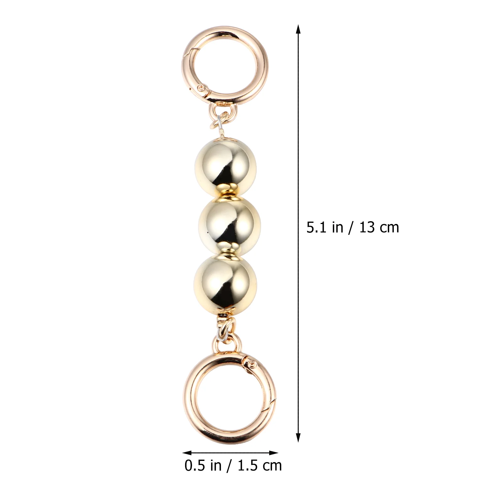 Acrylic Chain Decorative Strap for Women Clutch Bag Compact Lightweight Design Girls Bag Accessory for Outdoor