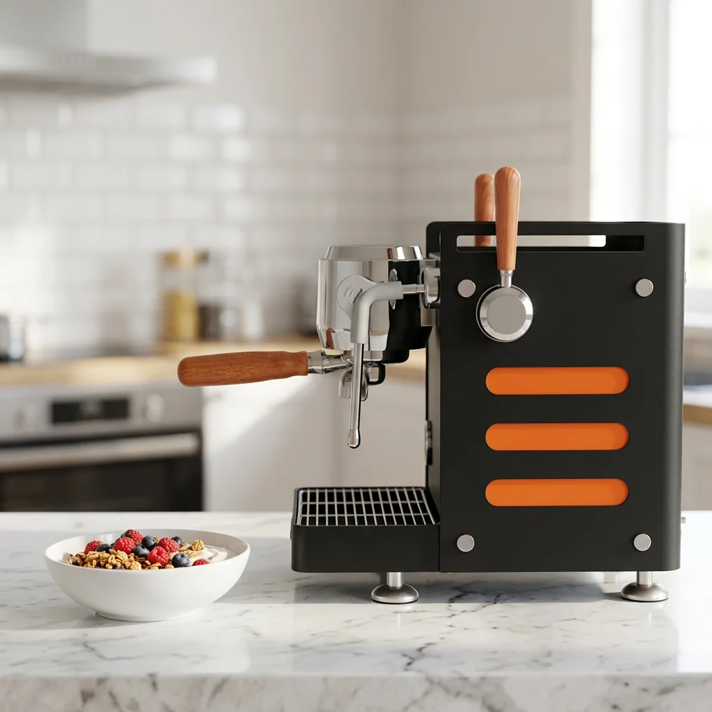 Programmable Semi-automatic Commercial Household Italian Stainless Steel Espresso Steam-whipped Milk Coffee Maker