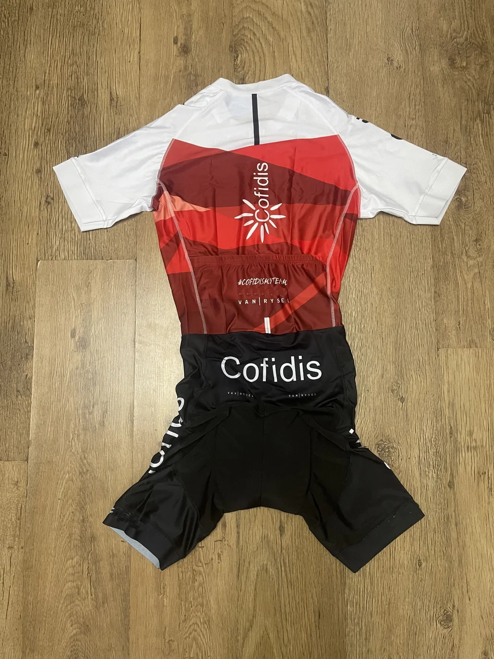 LASER CUT Skinsuit 2022 COFIDIS TEAM Bodysuit SHORT Cycling Jersey Bike Bicycle Clothing Maillot Ropa Ciclismo