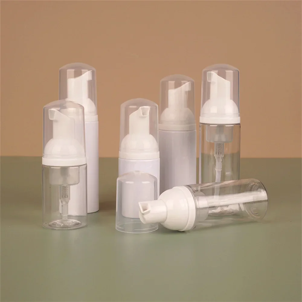 

30ml 50ml 60ml Plastic Foam Pump Bottle Empty Face Eyelashes Cosmetic Bottle Cleaner Soap Dispenser Foam Bottle